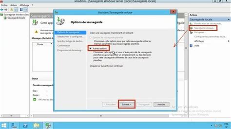 Sauvegarde et restauration dActive Directory dans Windows Server 2012